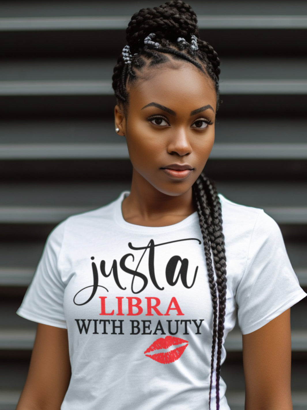 JUST A LIBRA WITH BEAUTY T-SHIRT