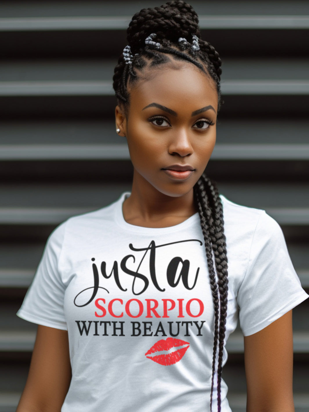 JUST A SCORPIO WITH BEAUTY T-SHIRT