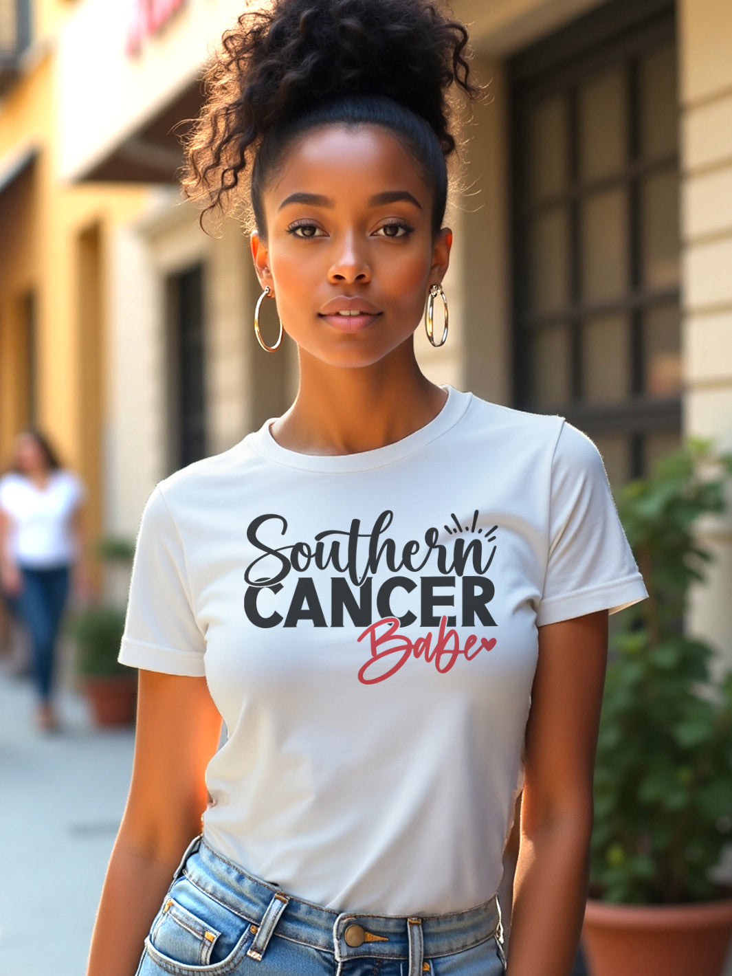 SOUTHERN CANCER BABE T-SHIRT