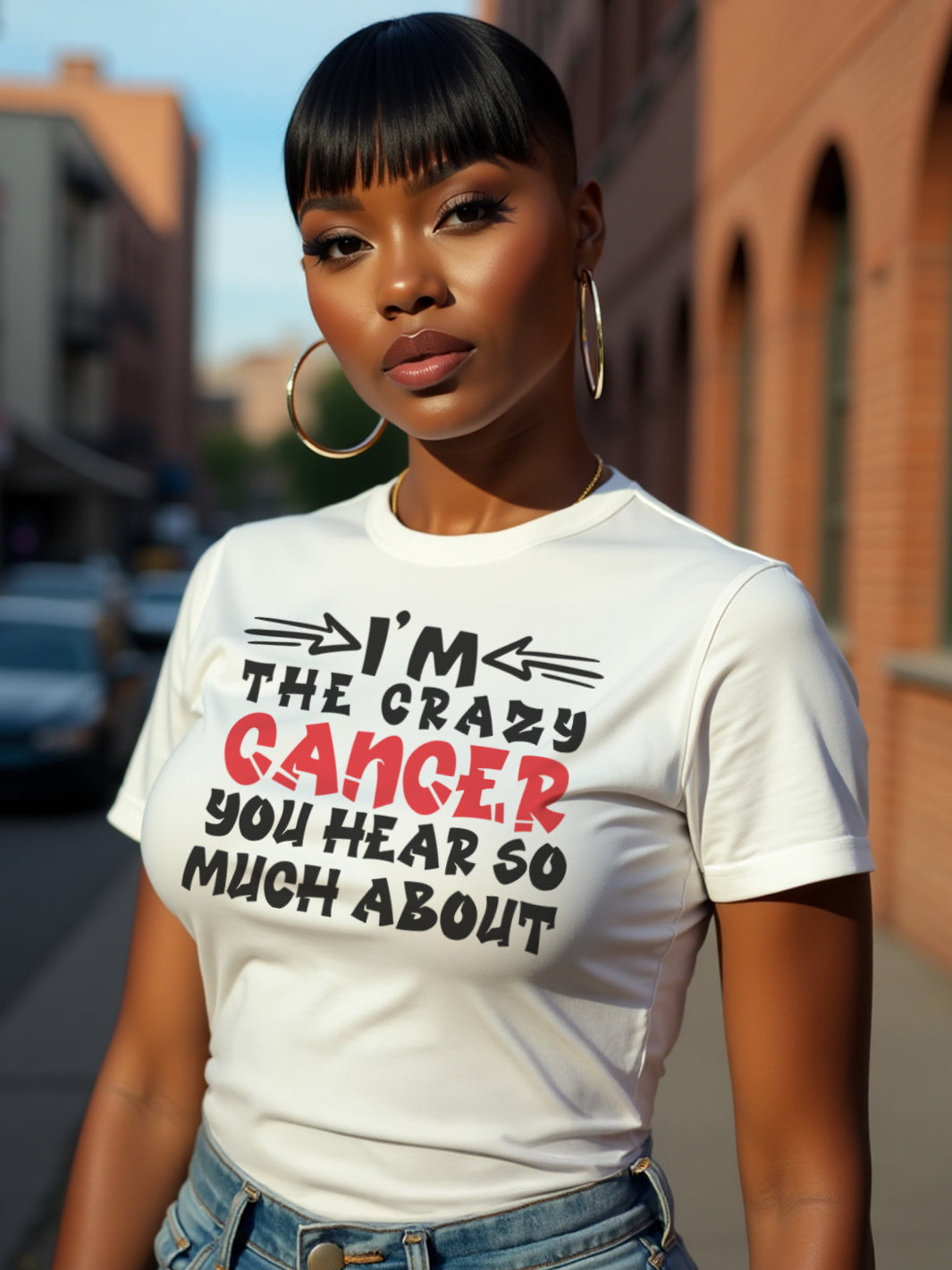 IM THAT CRAZY CANCER T-SHIRT