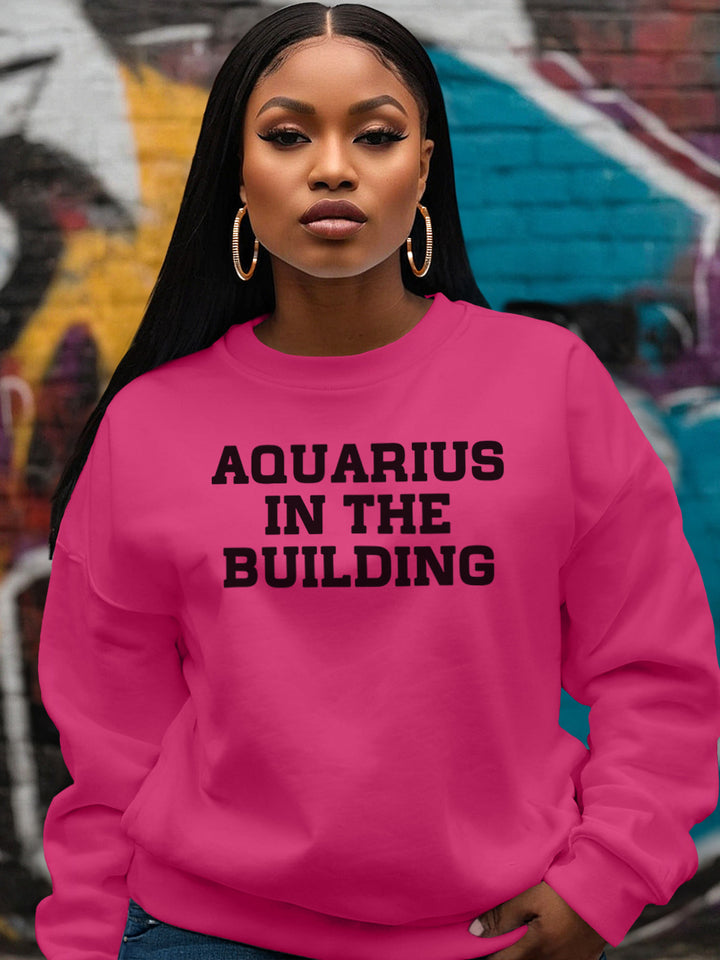 AQUARIUS IN THE BUILDING SWEATSHIRT