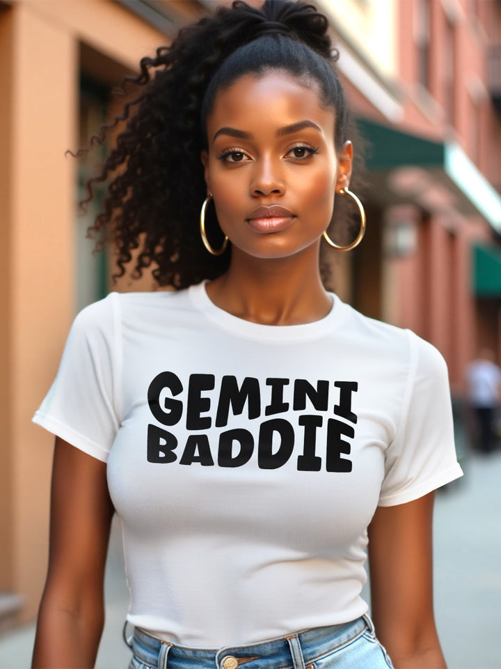 GEMINI BADDIE T-SHIRT | Two Moods, One Slay