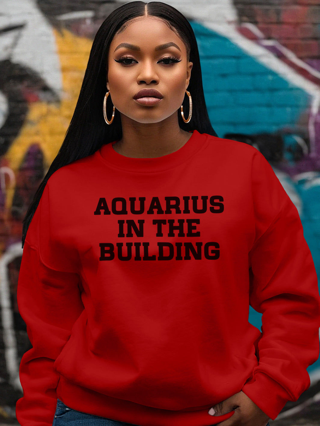 AQUARIUS IN THE BUILDING SWEATSHIRT