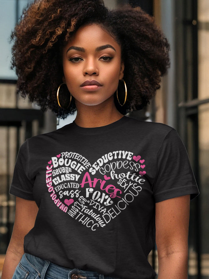 ARIES BOUGIE HEART T-SHIRT