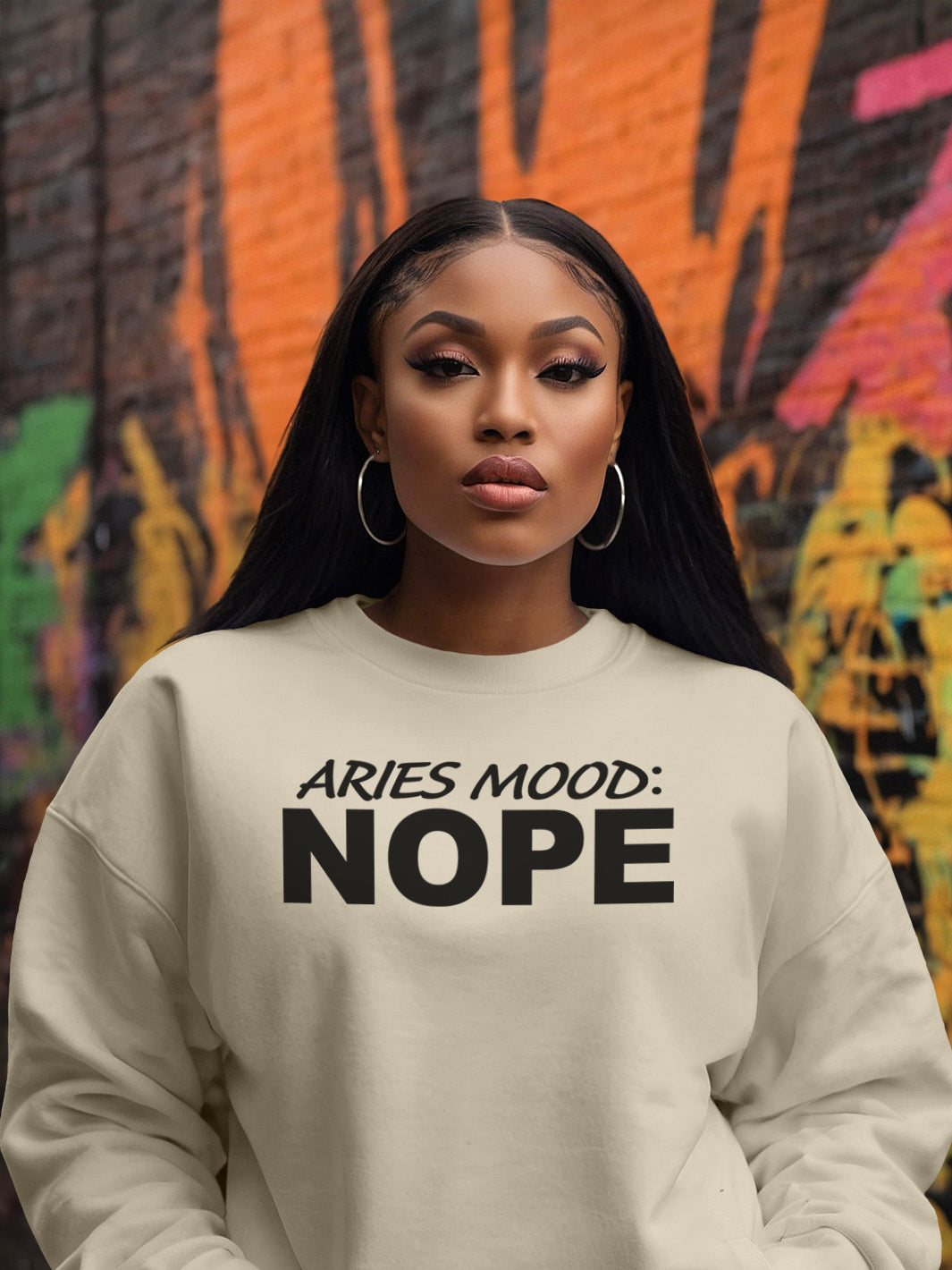 ARIES MOOD: NOPE SWEATSHIRT