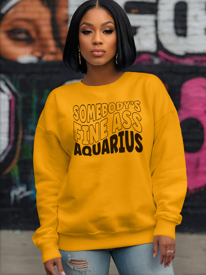 SOMEBODYS FINE ASS AQUARIUS SWEATSHIRT | Visionary Breeze