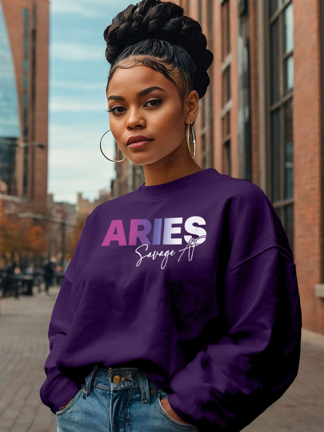 ARIES SAVAGE AF SWEATSHIRT