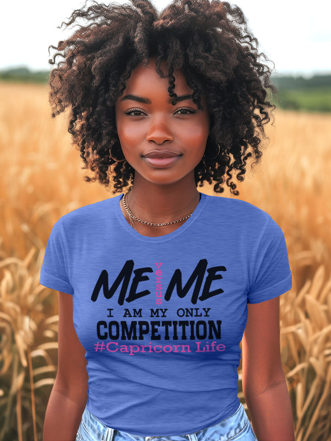 CAPRICORN ME VS ME T-SHIRT | BUILT TO BEAT MY BEST