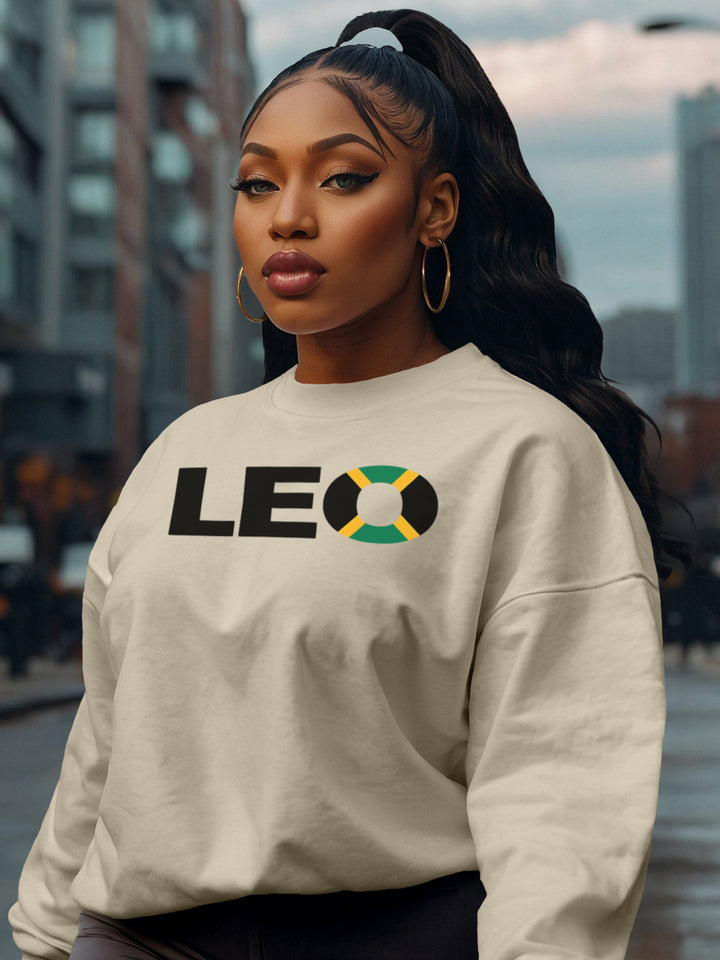 LEO WITH JAMAICA FLAG SWEATSHIRT