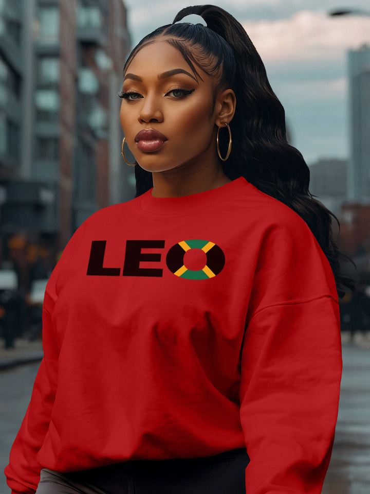 LEO WITH JAMAICA FLAG SWEATSHIRT
