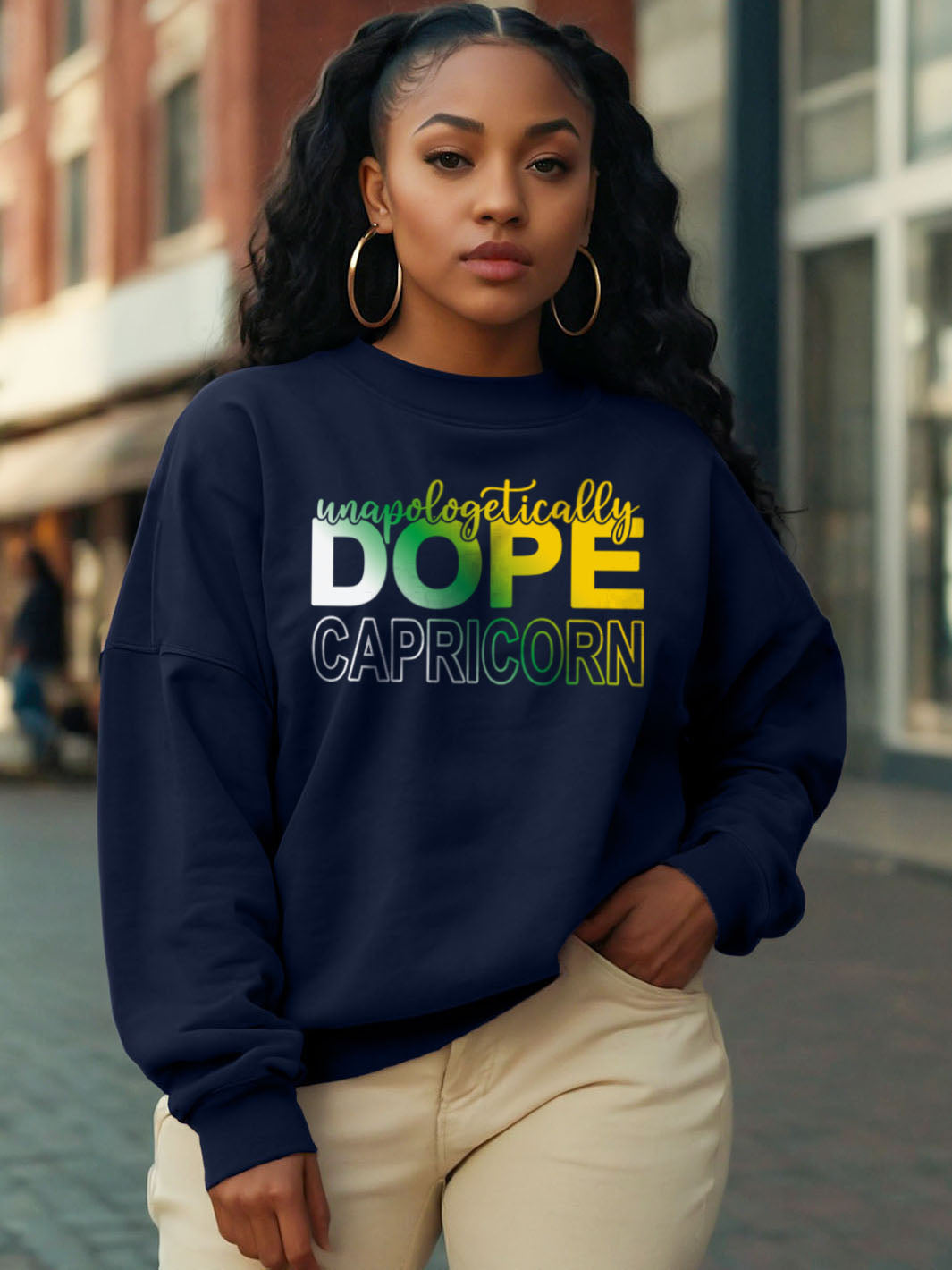 UNAPOLOGETICALLY DOPE CAPRICORN SWEATSHIRT