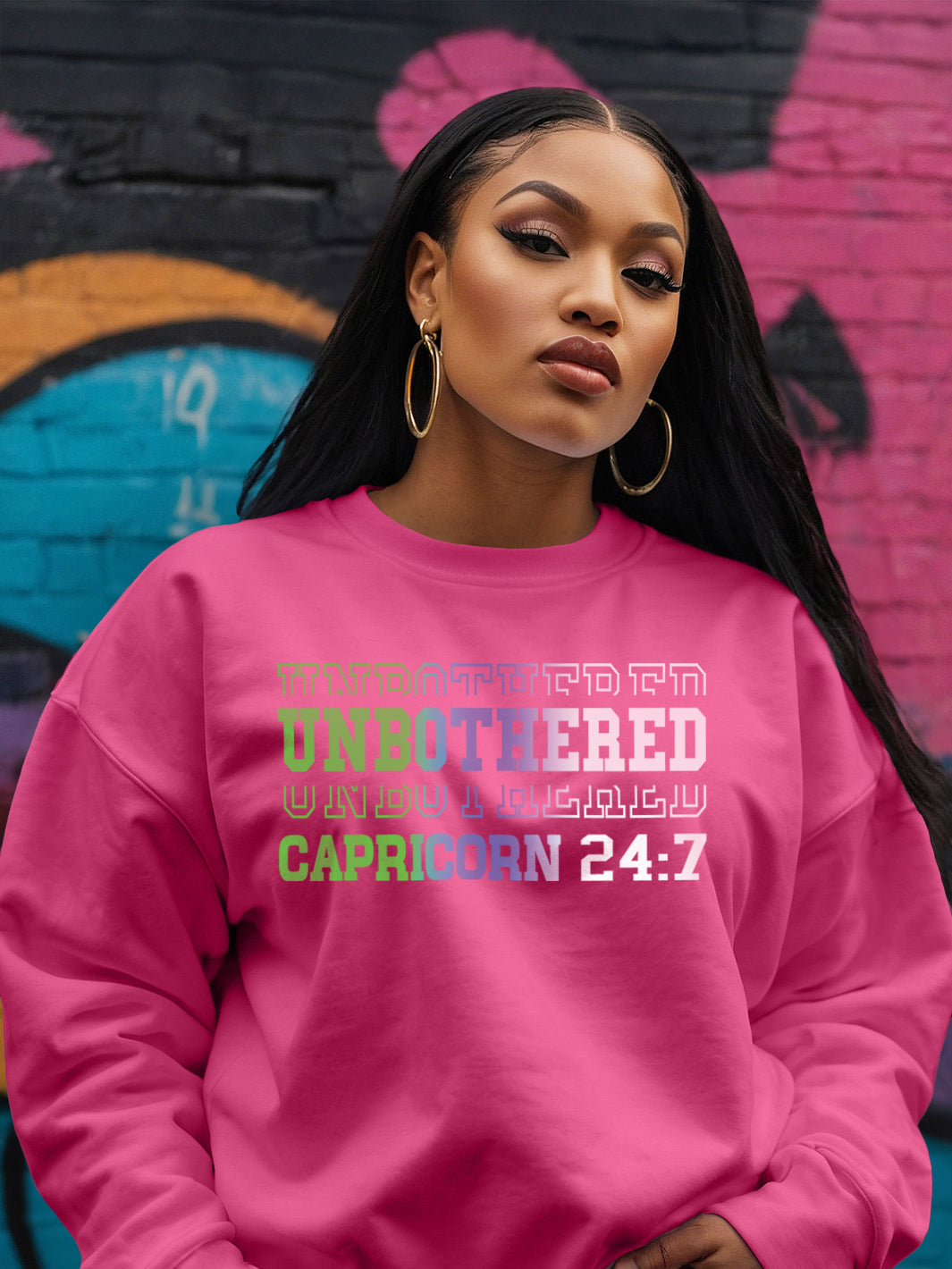 UNBOTHERED CAPRICORN SWEATSHIRT