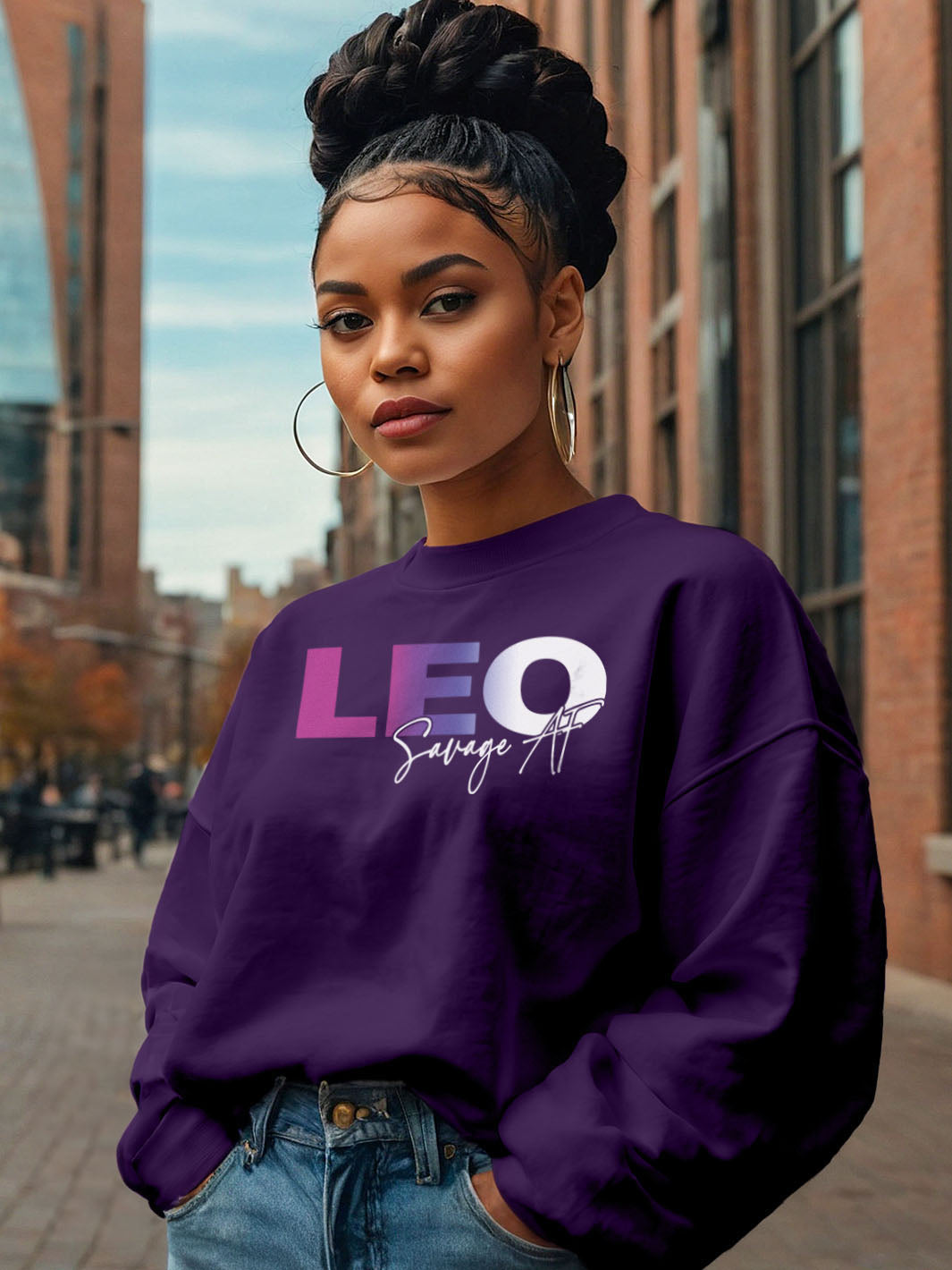 LEO SAVAGE AF SWEATSHIRT