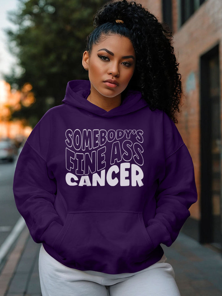 Somebody's Fine Ass Cancer Hoodie | Wrapped in Warmth