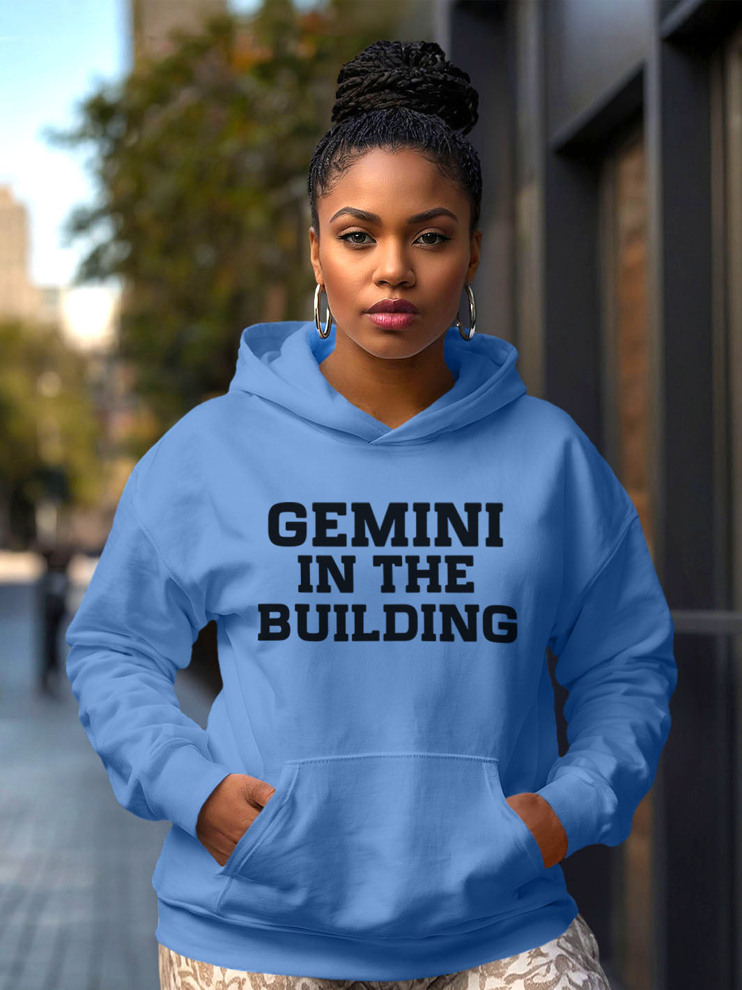 GEMINI IN THE BUILDING HOODIE