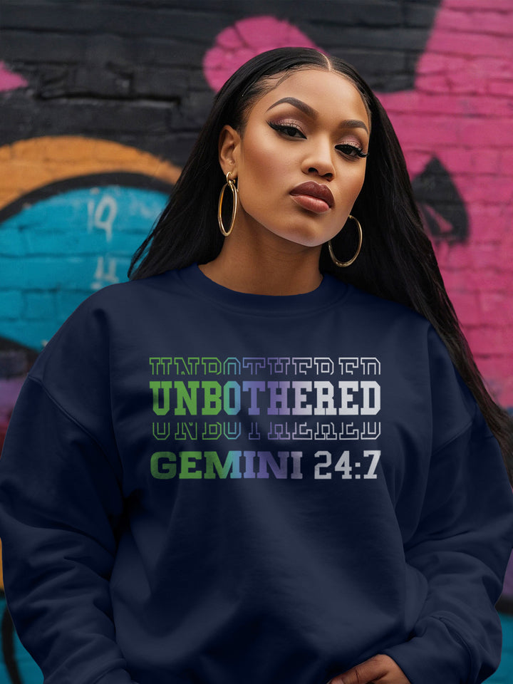 UNBOTHERED GEMINI SWEATSHIRT