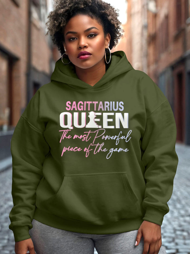 SAGITTARIUS QUEEN HOODIE | Free Spirit Checkmate