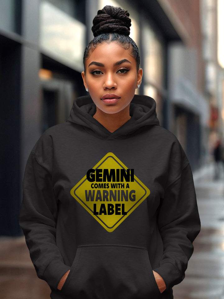 GEMINI WARNING LABEL HOODIE