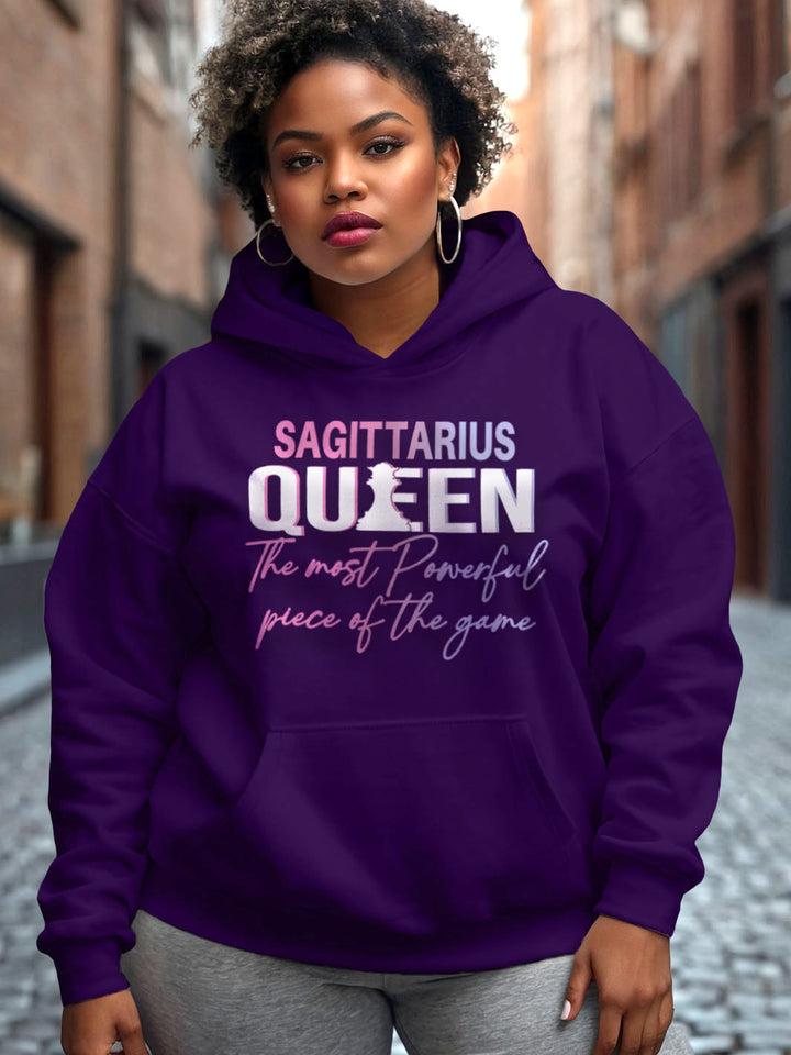 SAGITTARIUS QUEEN HOODIE | Free Spirit Checkmate