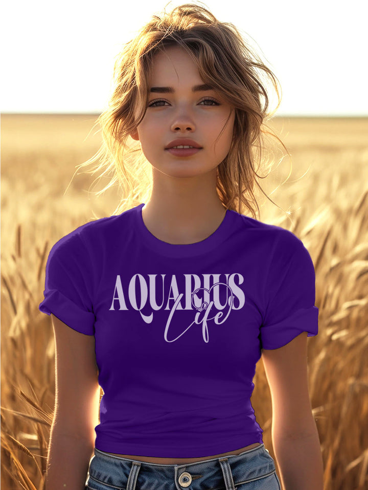 AQUARIUS LIFE T-SHIRT | The Visionary Vibe Never Misses