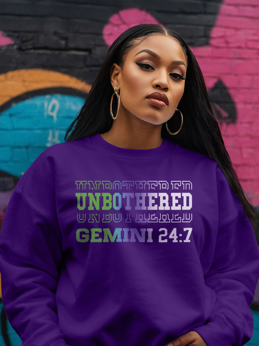 UNBOTHERED GEMINI SWEATSHIRT