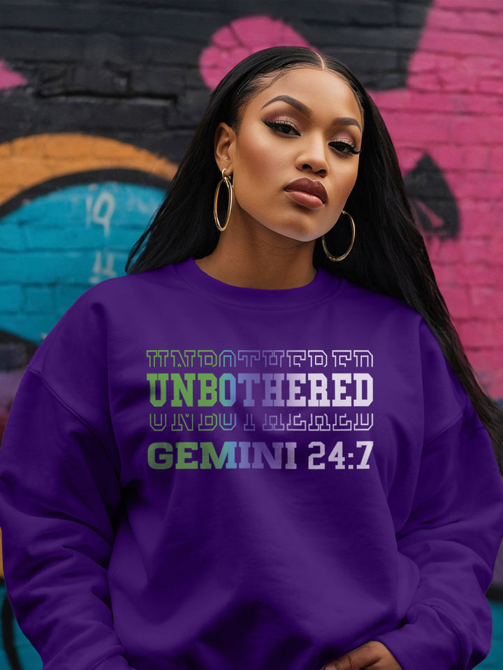 UNBOTHERED GEMINI SWEATSHIRT