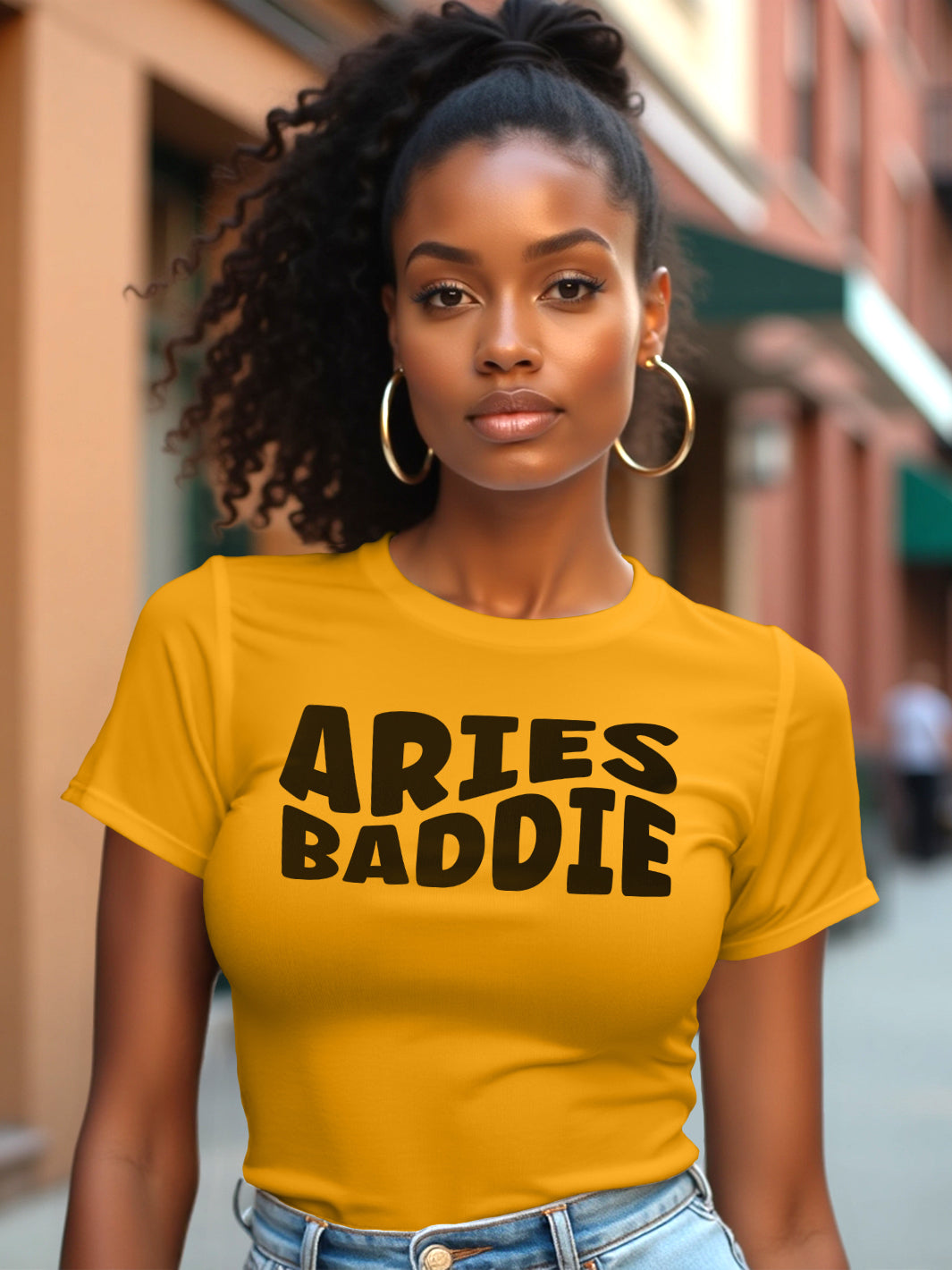 ARIES BADDIE T-SHIRT | First In, Last to Care