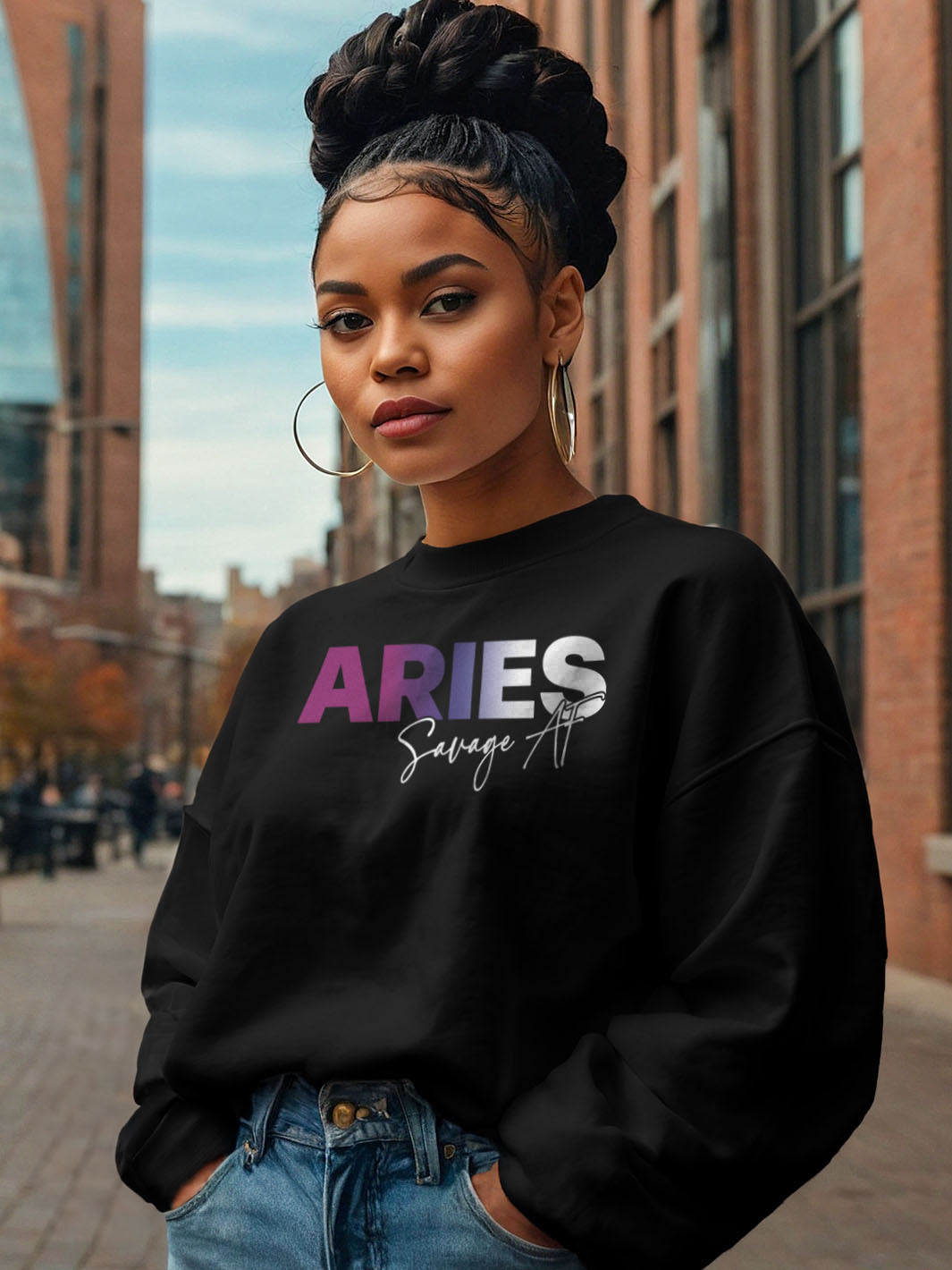 ARIES SAVAGE AF SWEATSHIRT