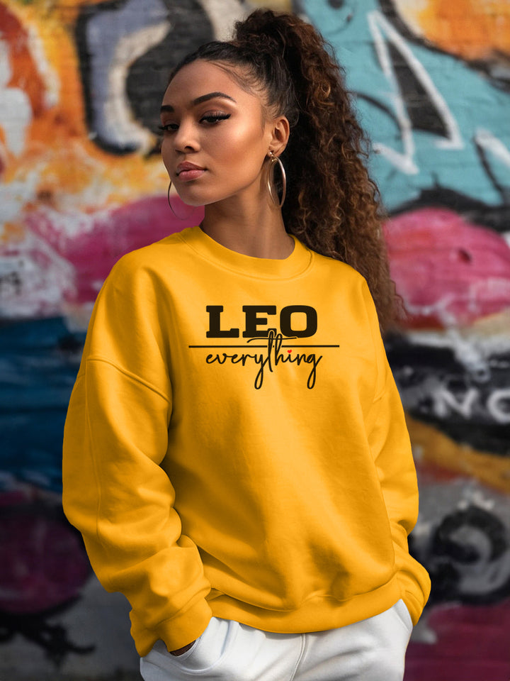 LEO OVER EVERYTHING SWEATSHIRT