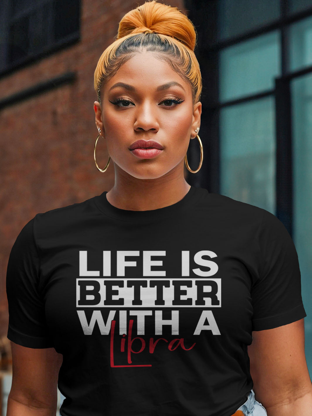 LIFE IS BETTER WITH A LIBRA T-SHIRT | BALANCED, BUT MAKE IT CUTE