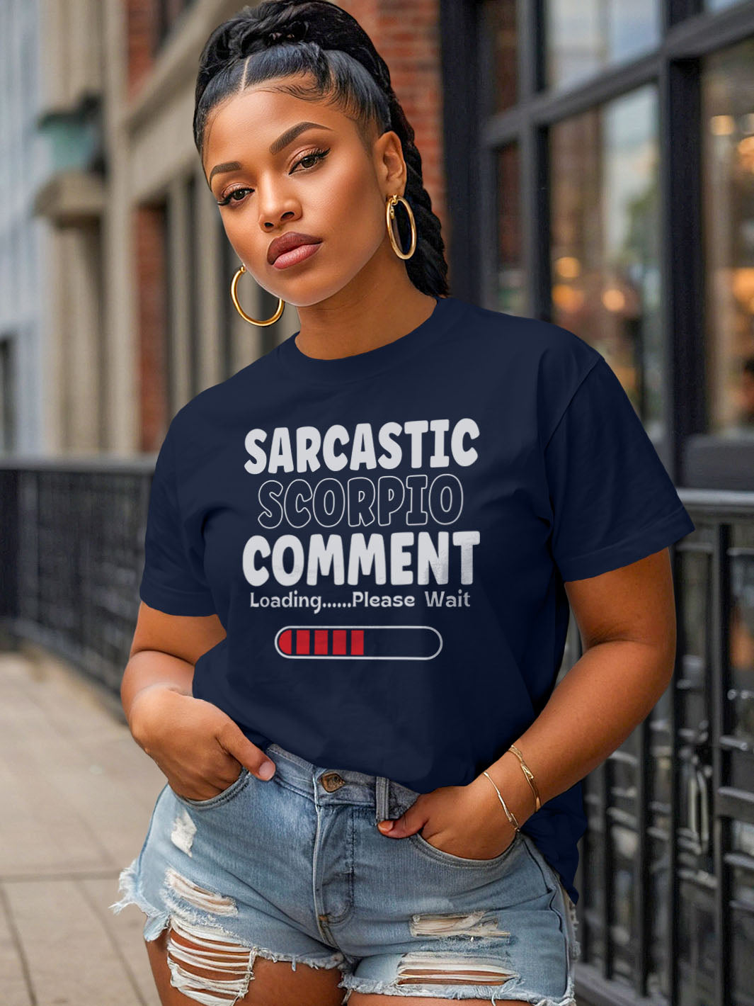 SARCASTIC SCORPIO COMMENT T-SHIRT