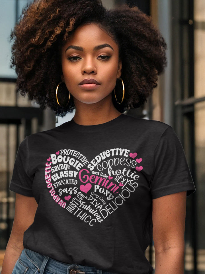 GEMINI BOUGIE HEART T-SHIRT