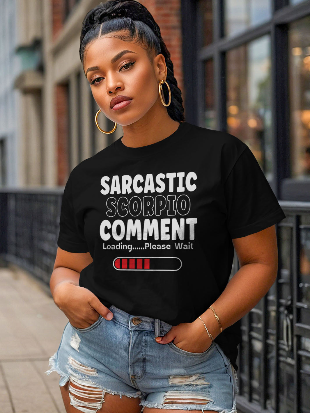 SARCASTIC SCORPIO COMMENT T-SHIRT