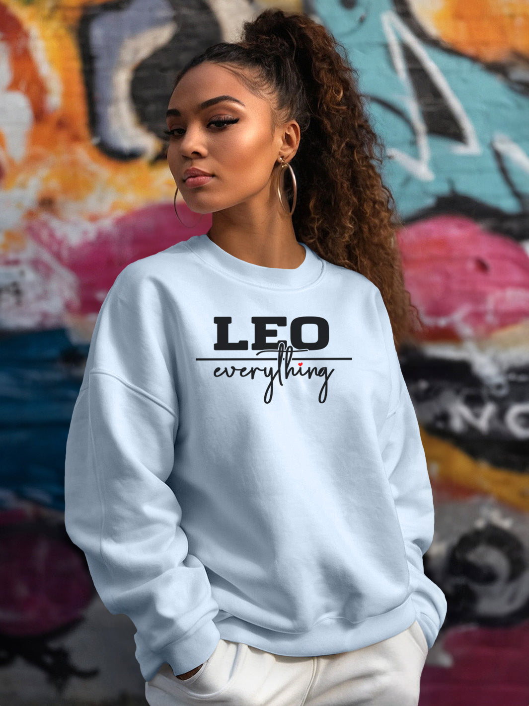 LEO OVER EVERYTHING SWEATSHIRT