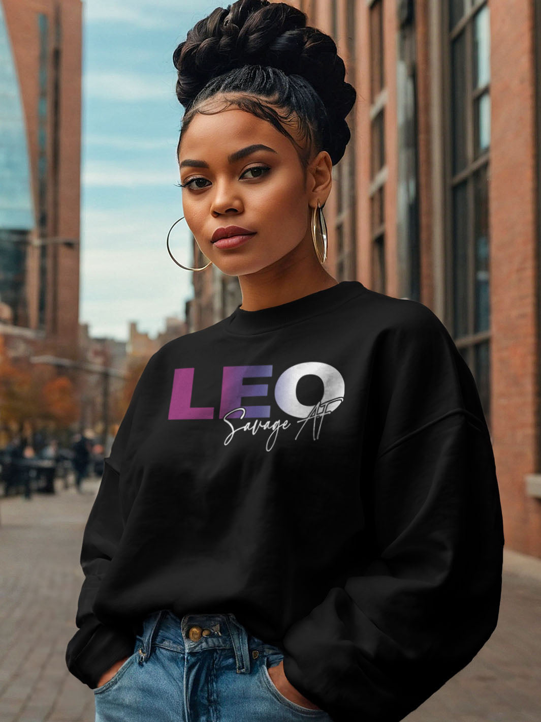 LEO SAVAGE AF SWEATSHIRT