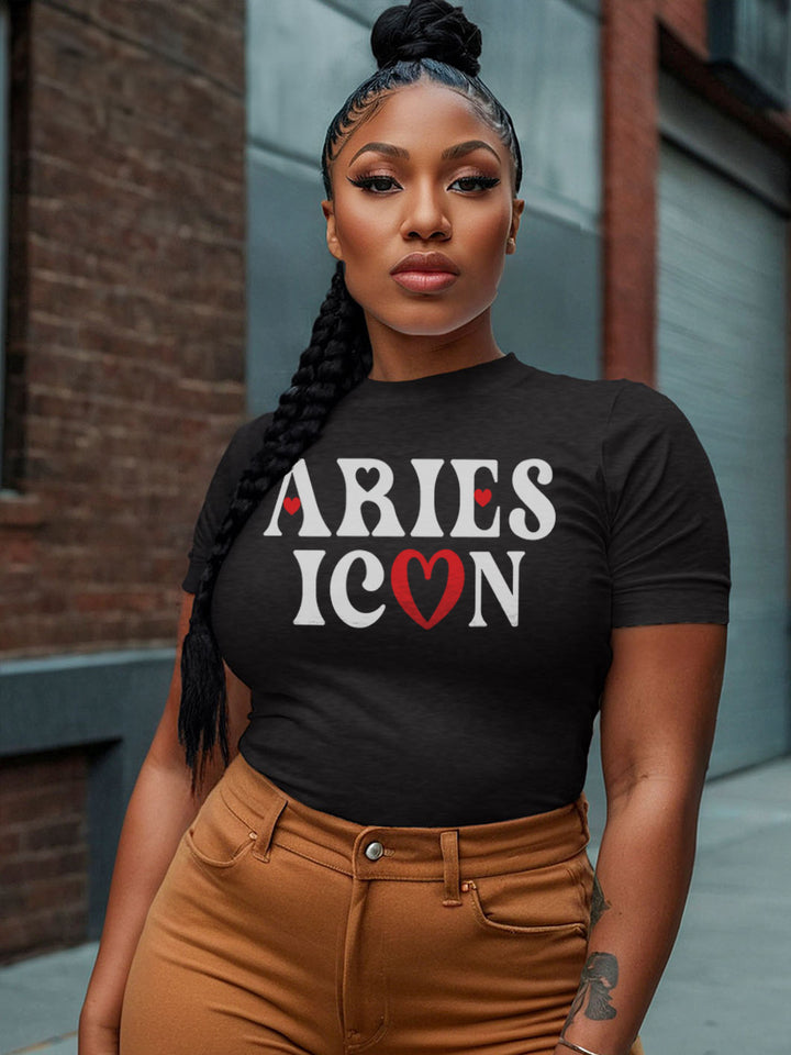 ARIES ICON T-SHIRT | First to Leave, Last to Regret It