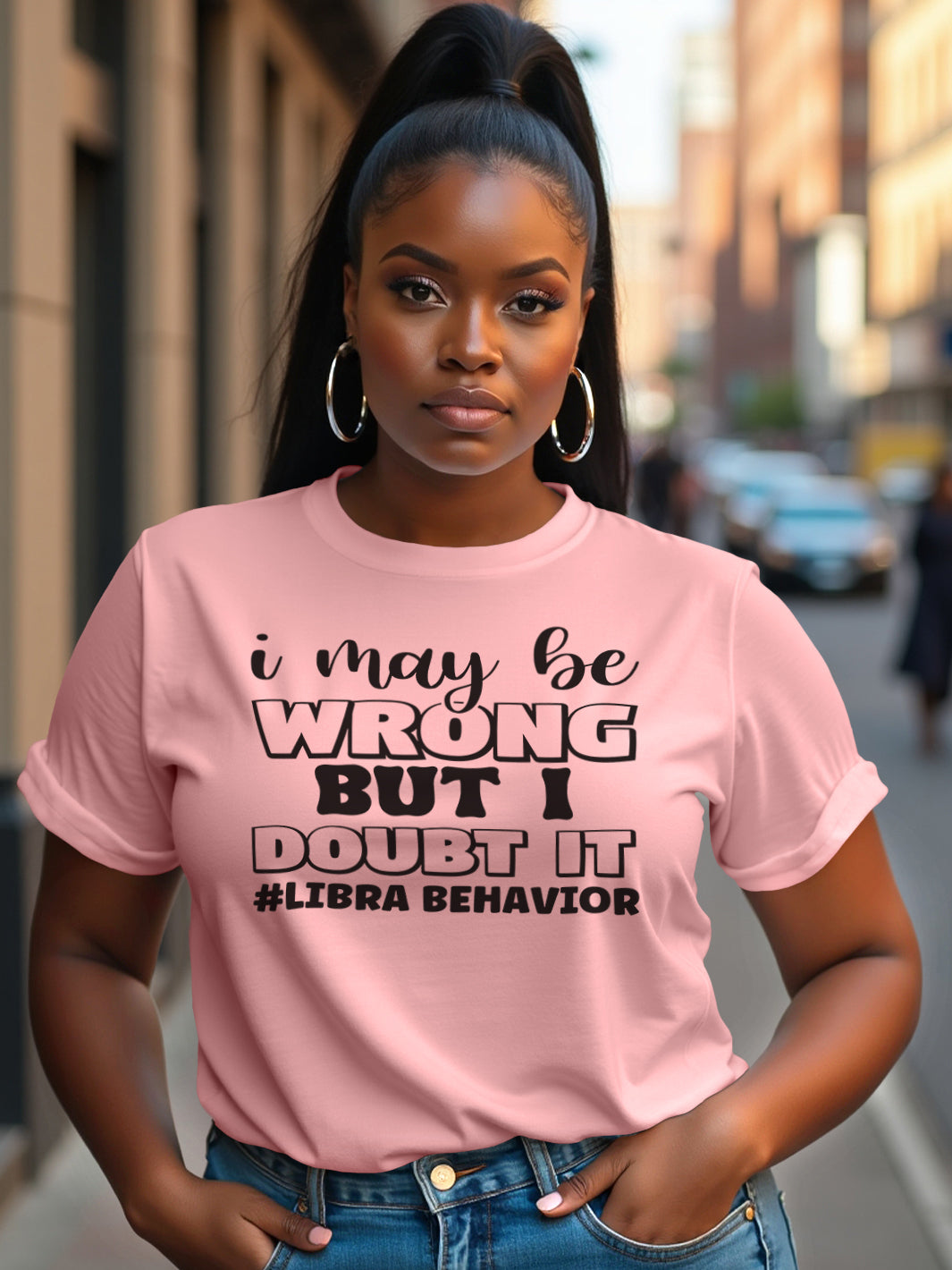 I MAY BE WRONG LIBRA T-SHIRT