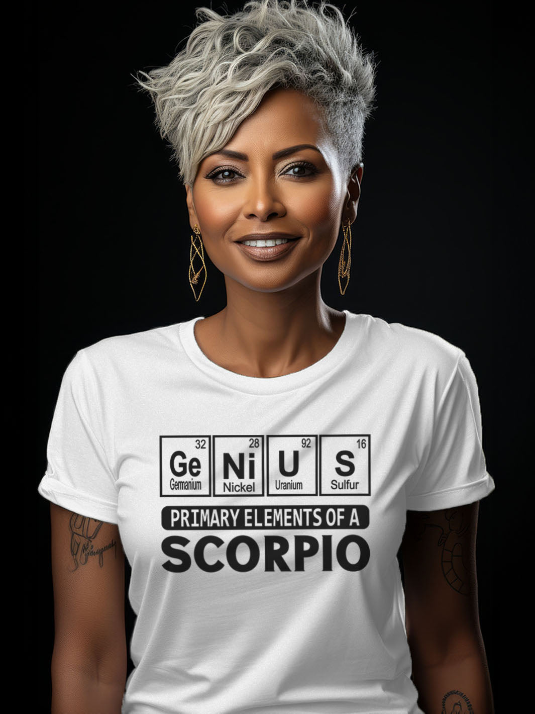 PRIMARY ELEMENTS OF A SCORPIO T-SHIRT