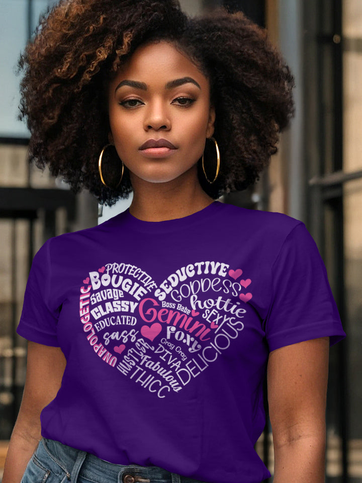 GEMINI BOUGIE HEART T-SHIRT