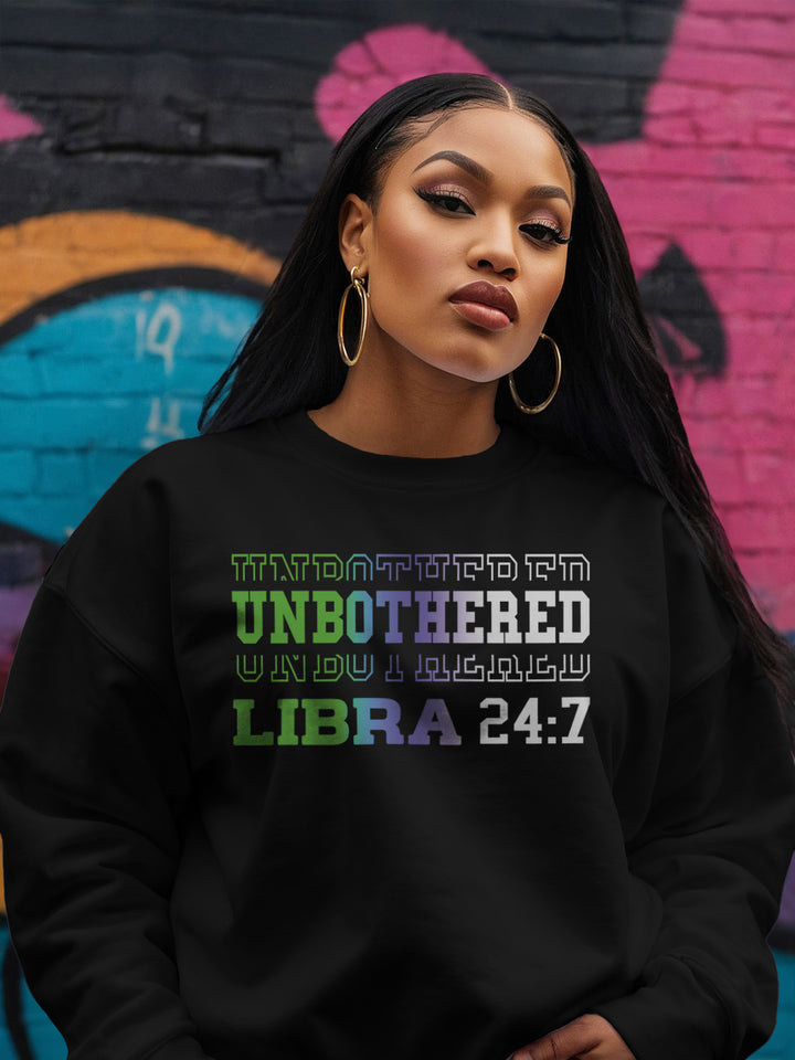 UNBOTHERED LIBRA SWEATSHIRT | Balanced on My Own Terms