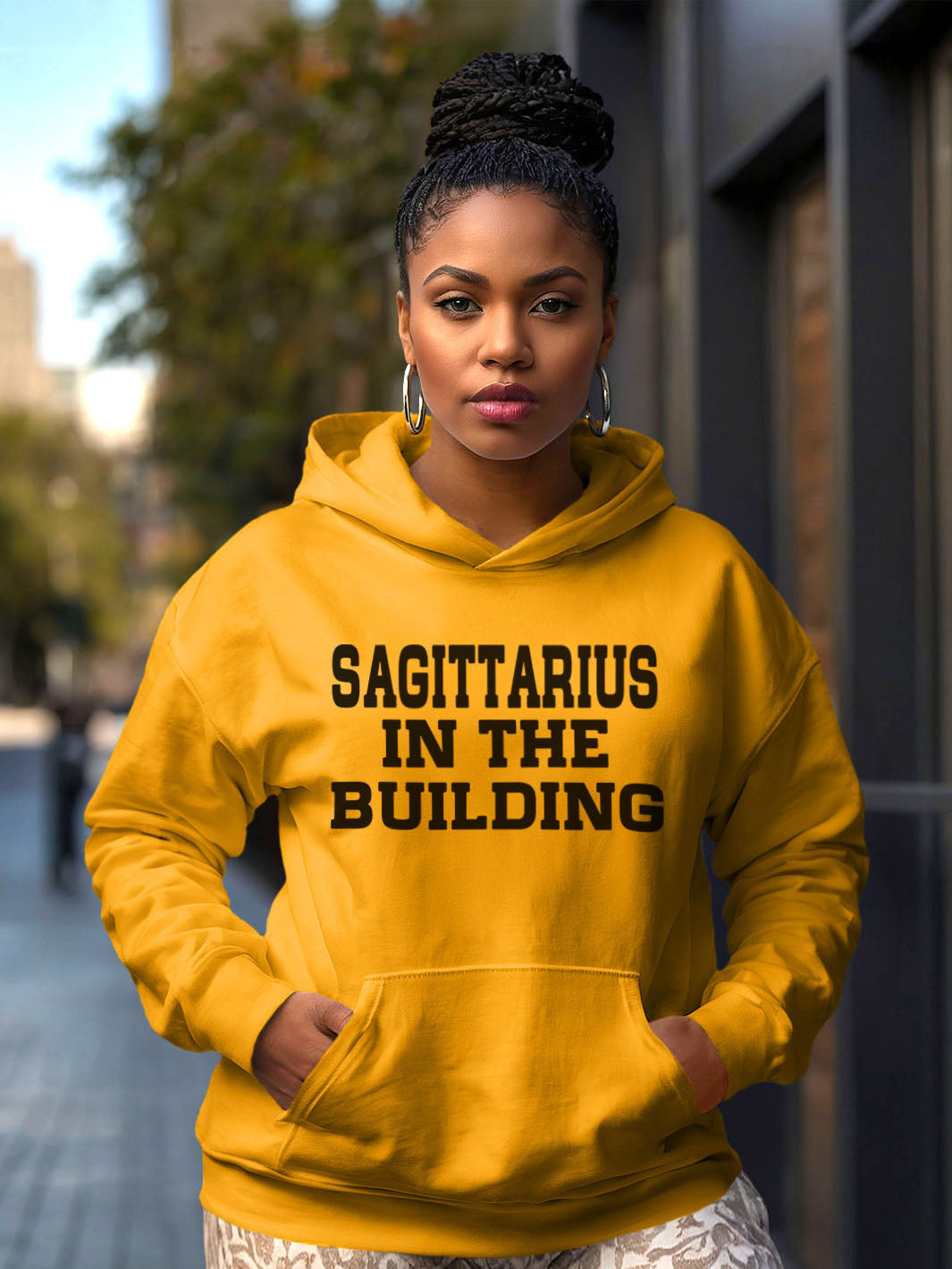 SAGITTARIUS IN THE BUILDING HOODIE
