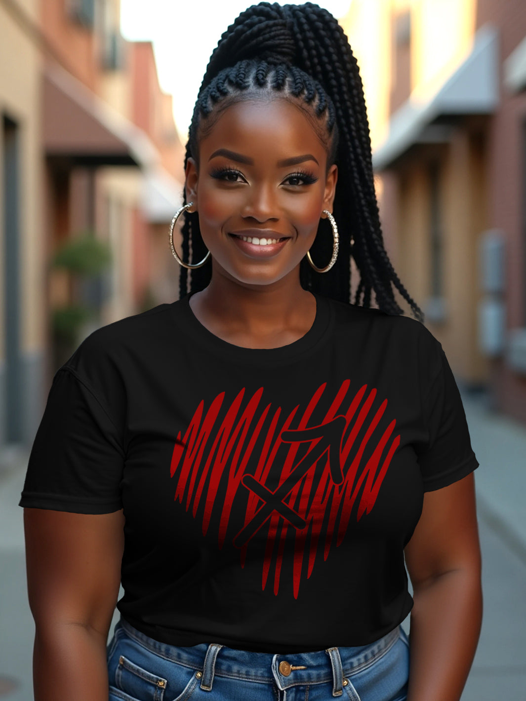 Sagittarius Heart Symbol T-Shirt | Sagittarius Free-Spirit Astrology Tee