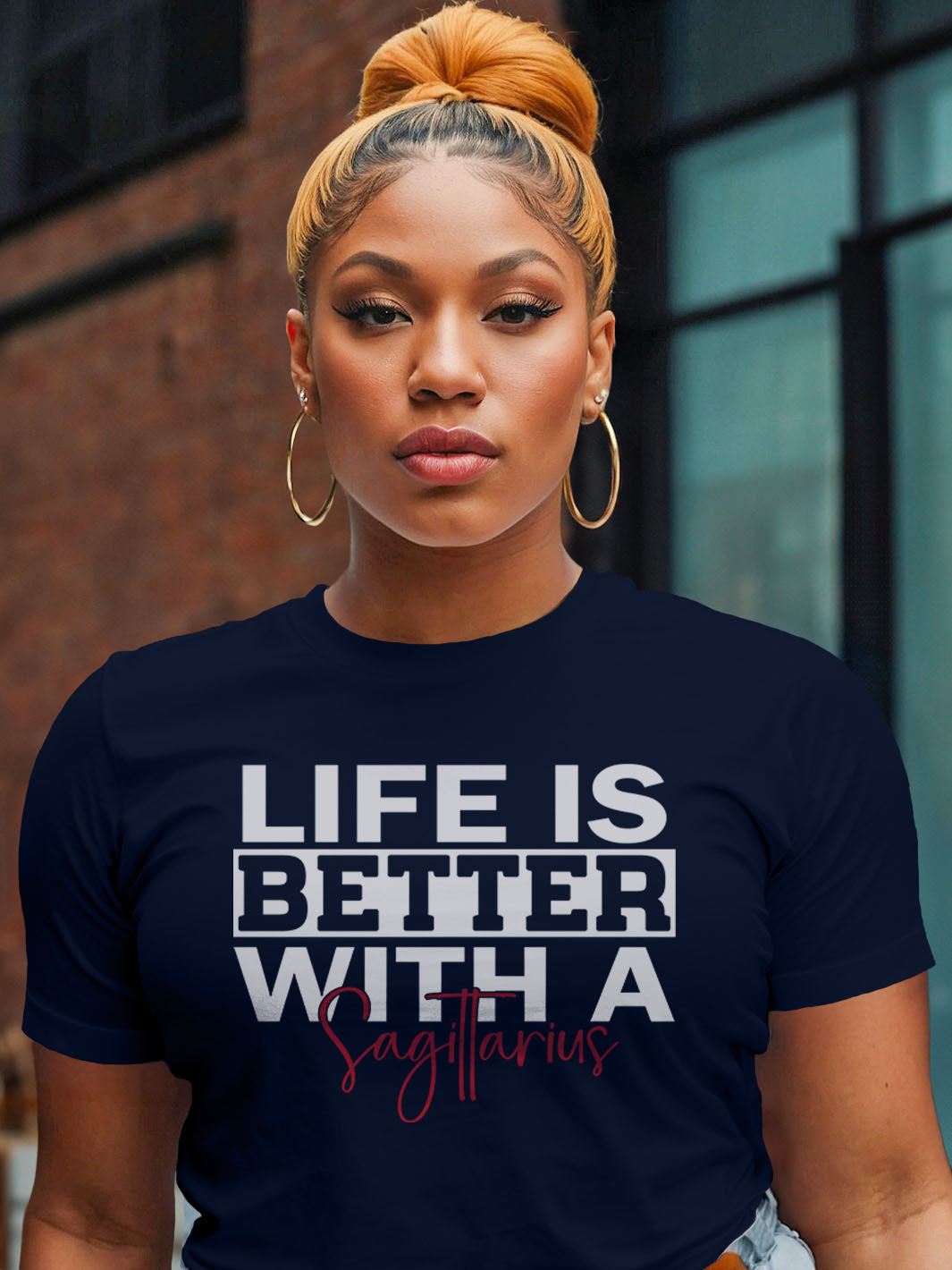 LIFE IS BETTER WITH A SAGITTARIUS T-SHIRT | NEVER WHERE YOU LEFT THEM