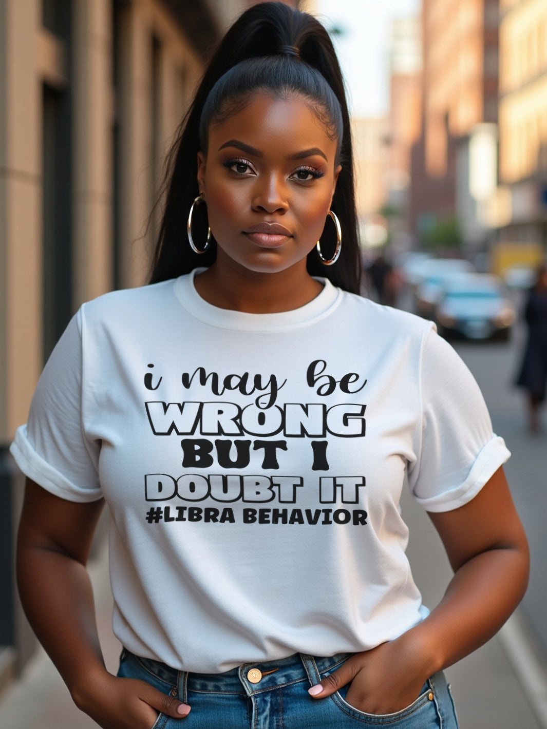 I MAY BE WRONG LIBRA T-SHIRT