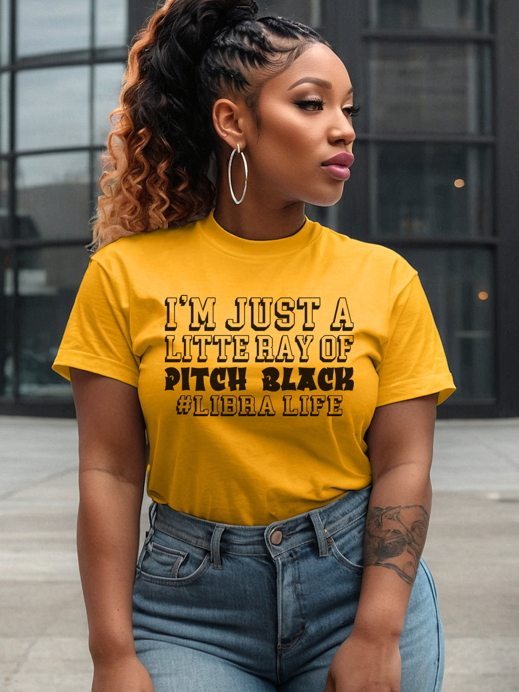PITCH BLACK LIBRA T-SHIRT
