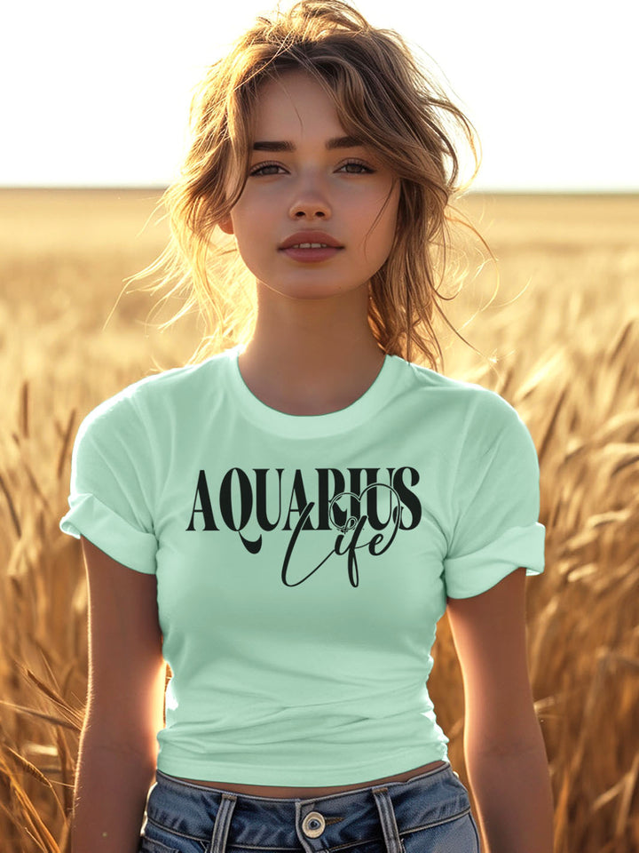 AQUARIUS LIFE T-SHIRT | The Visionary Vibe Never Misses
