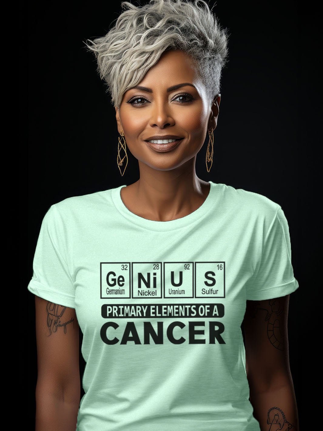 PRIMARY ELEMENTS OF A CANCER T-SHIRT