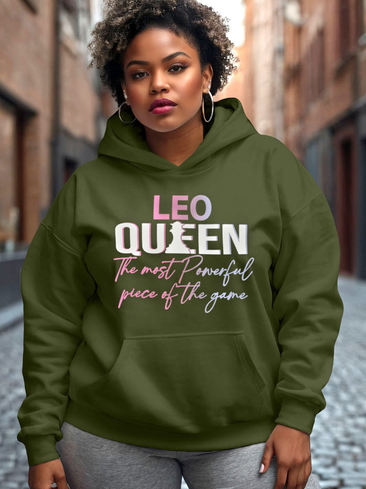 LEO QUEEN HOODIE | Crown Never Comes Off