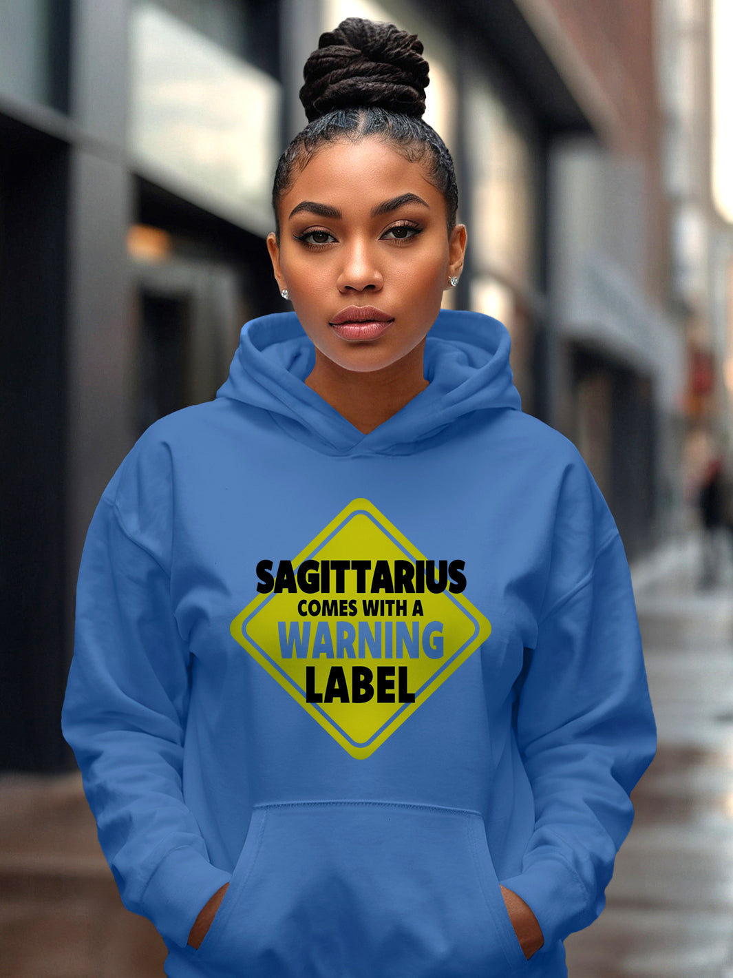SAGITTARIUS WARNING LABEL HOODIE