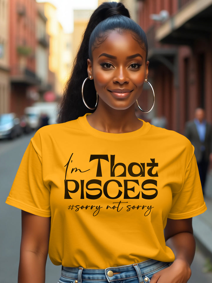 I'M THAT PISCES T-SHIRT | Head in the Clouds, Heart in Control